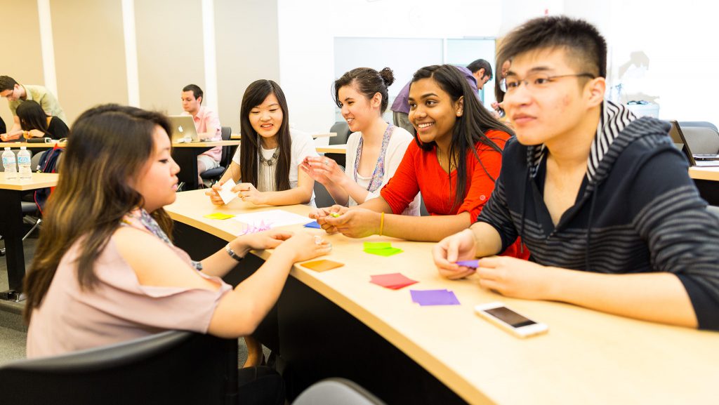 Rotman Commerce students in class